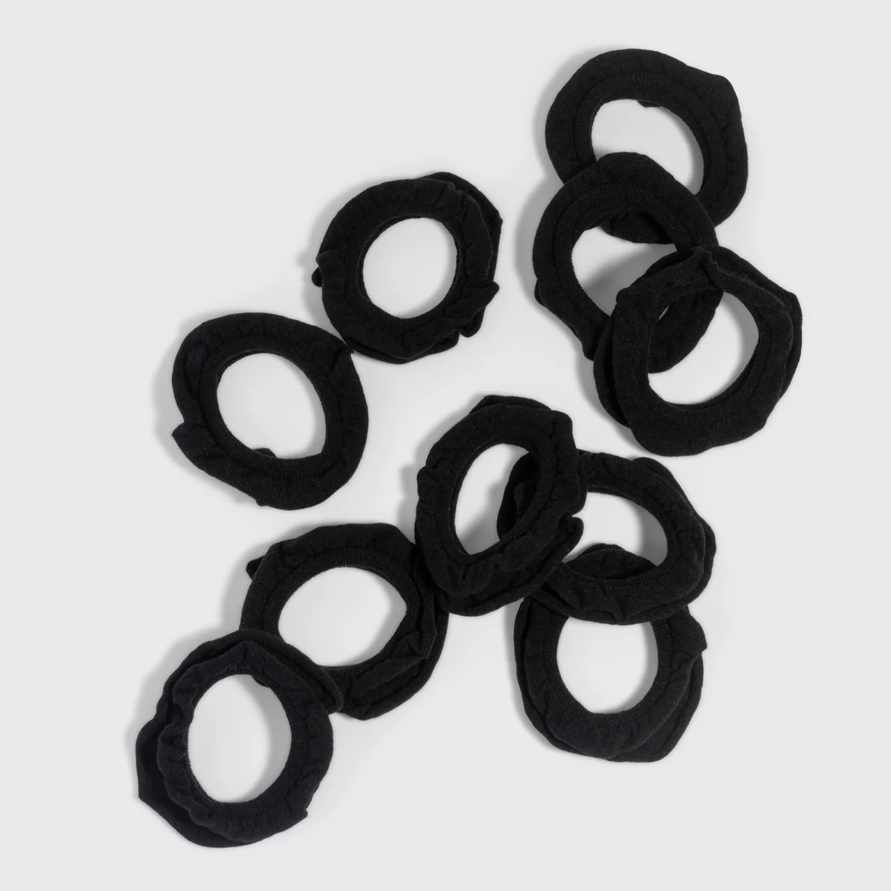 Black Petal Hair Elastics - Image 3