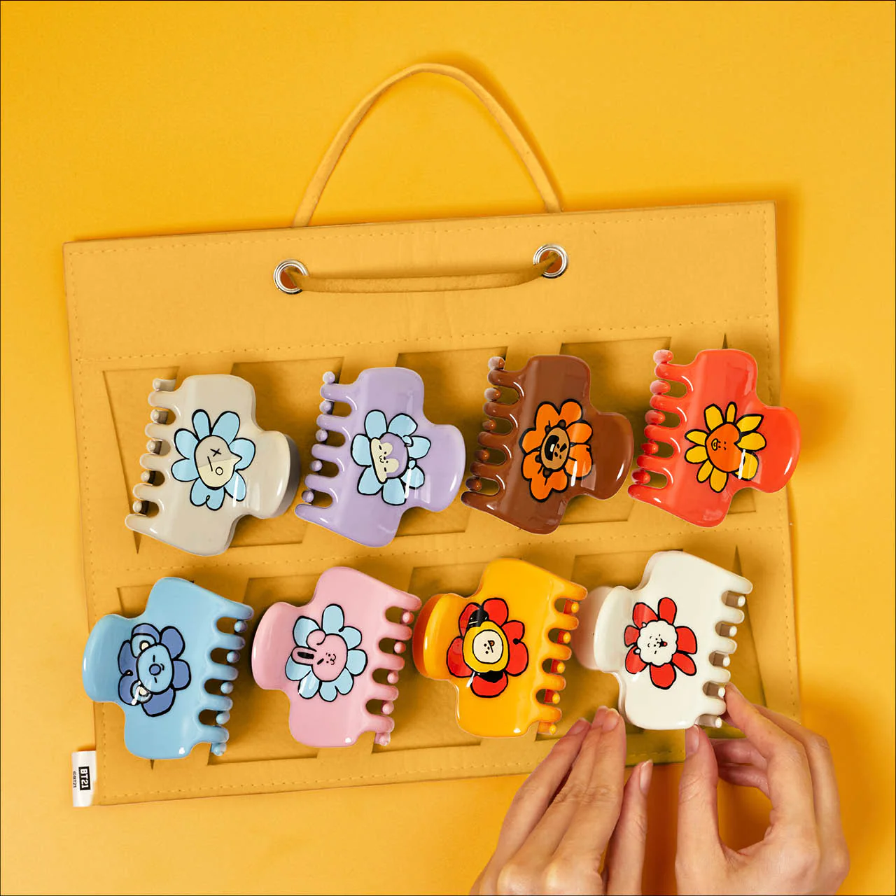 BT21 x Kitsch Claw Clip Organizer - Image 3