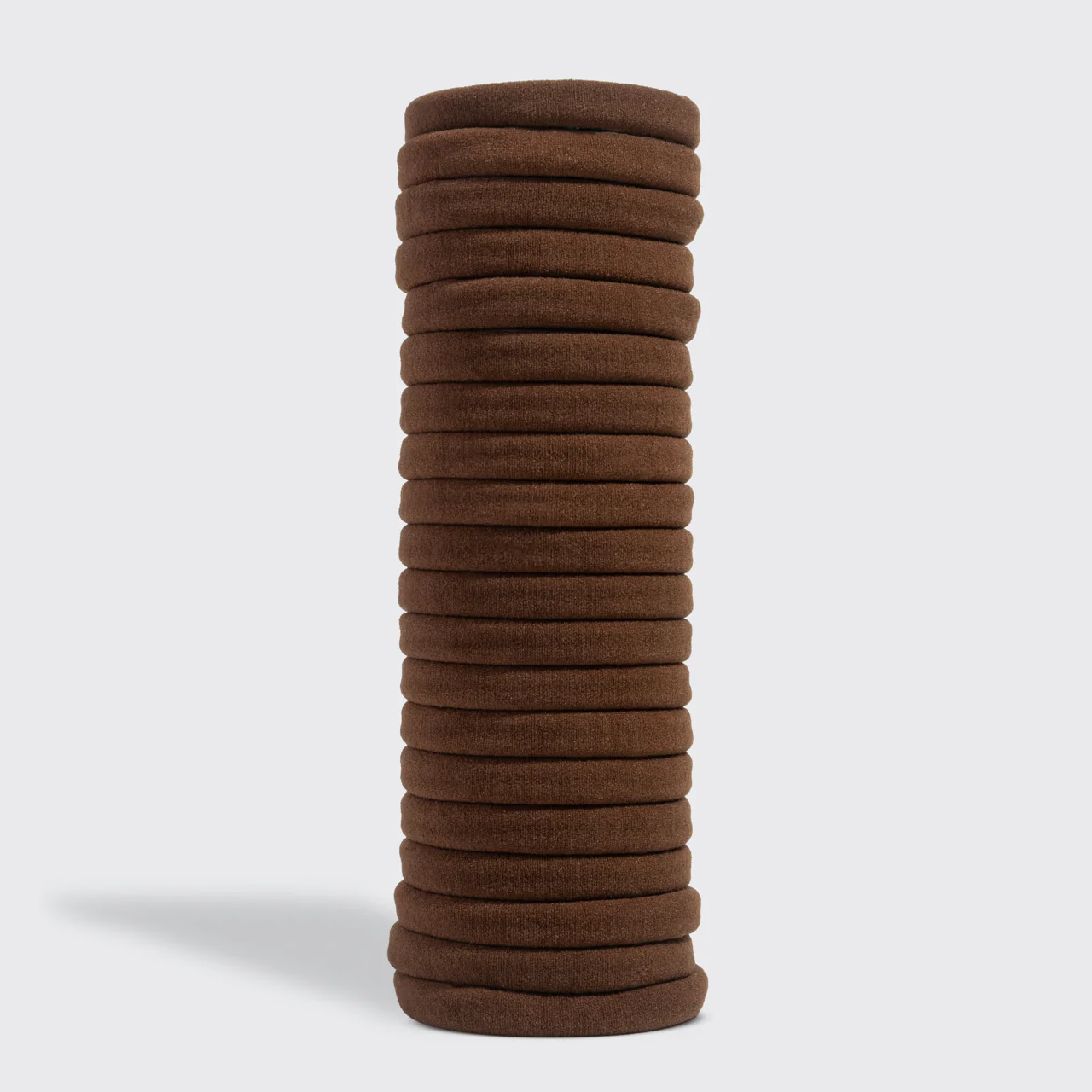 Chocolate Seamless Hair Elastics 20pc Set - Image 4