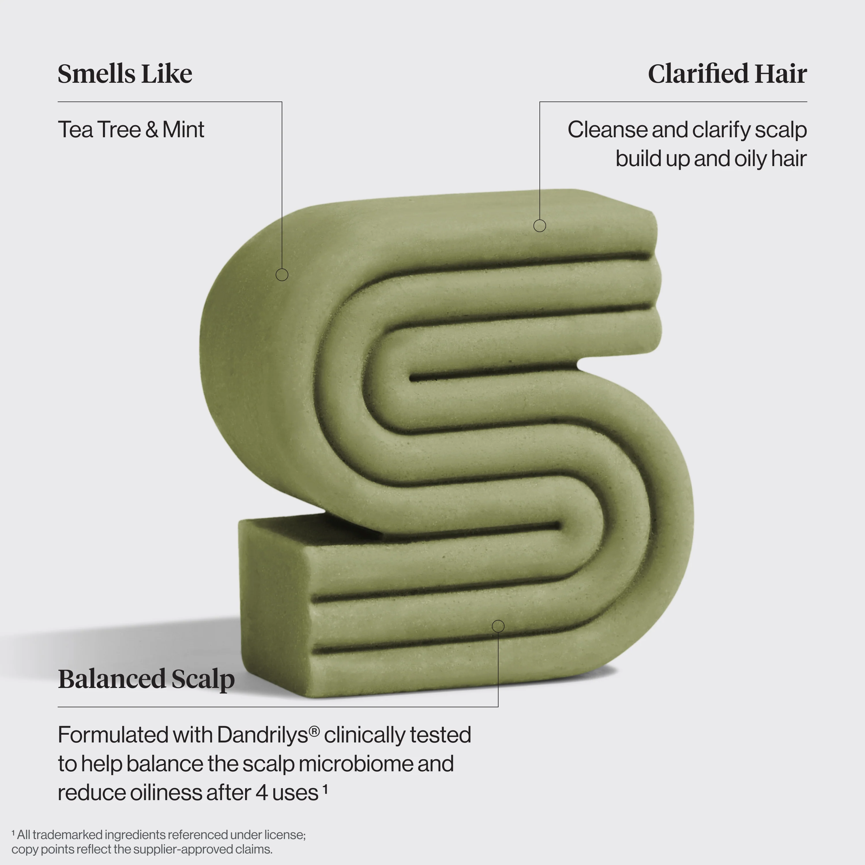 Tea Tree & Mint Clarifying Shampoo & Conditioner Bar Combo - Image 3