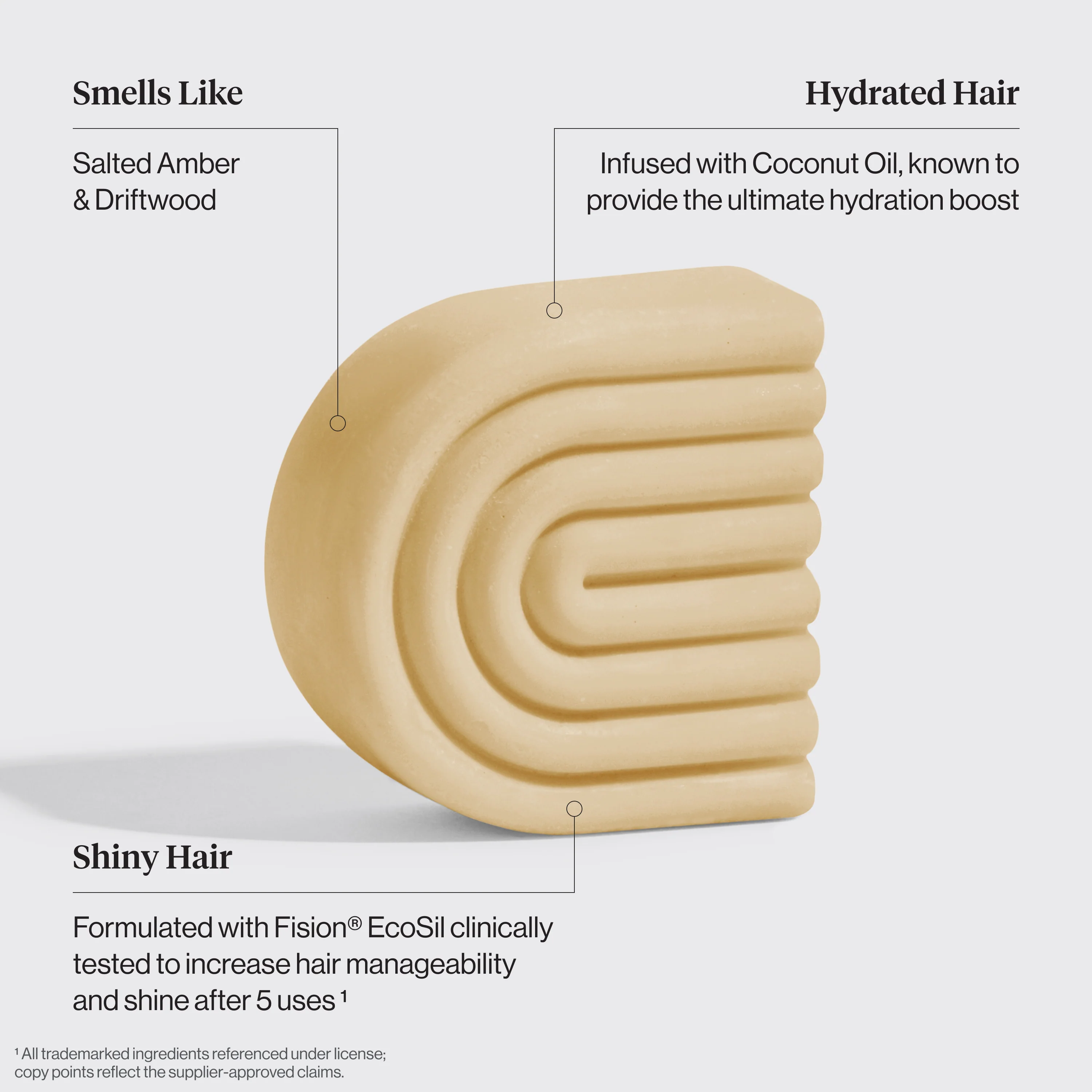 Coconut Oil Shampoo & Conditioner Bar Combo for Dry Damaged Hair - Image 5