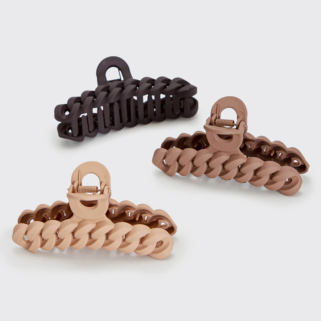 Neutral Chain Claw Clips 3pc Set - Image 2
