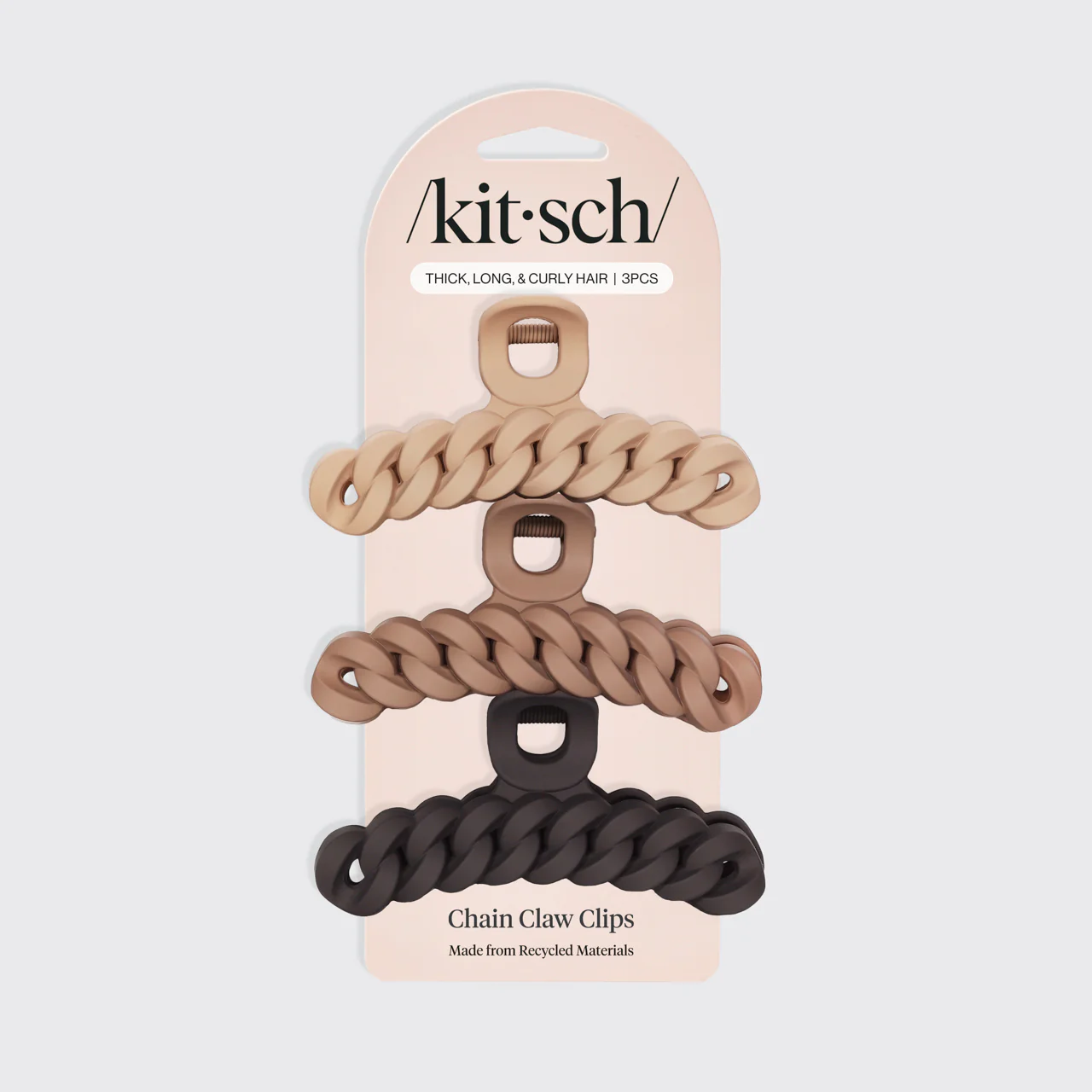 Neutral Chain Claw Clips 3pc Set - Image 4