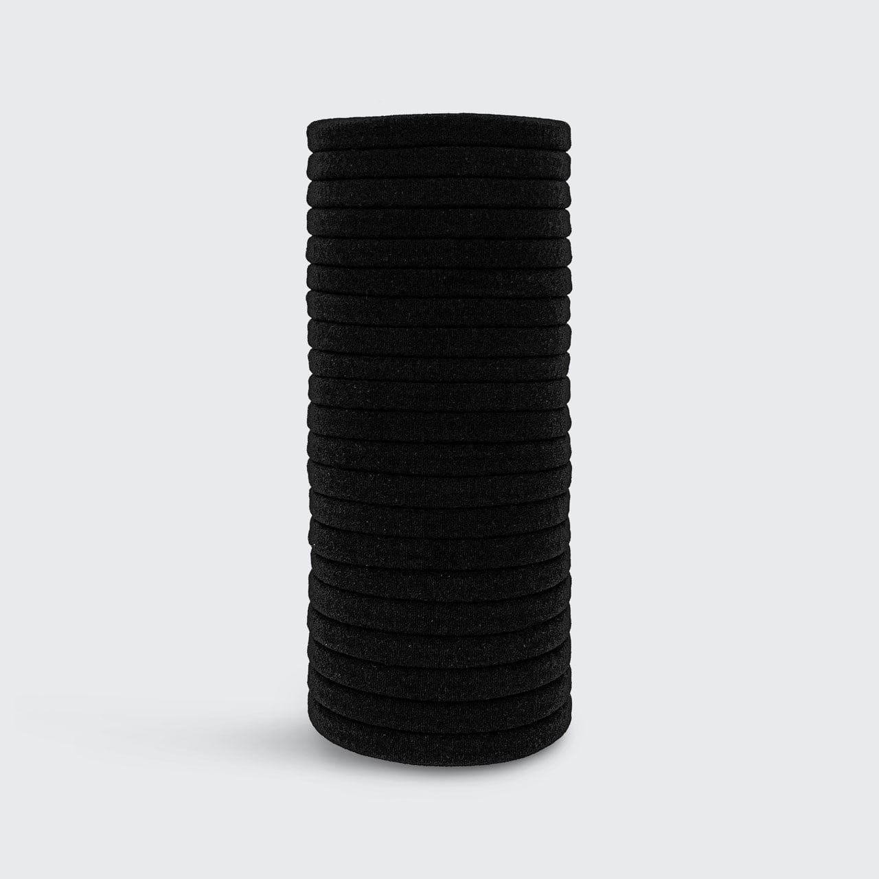 Black Elastic Hair Ties 20pc Set - Image 2