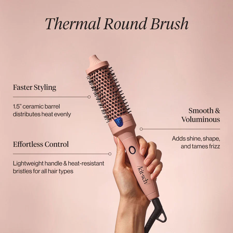 Terracotta Volumizing Thermal Round Brush - Medium - Image 3