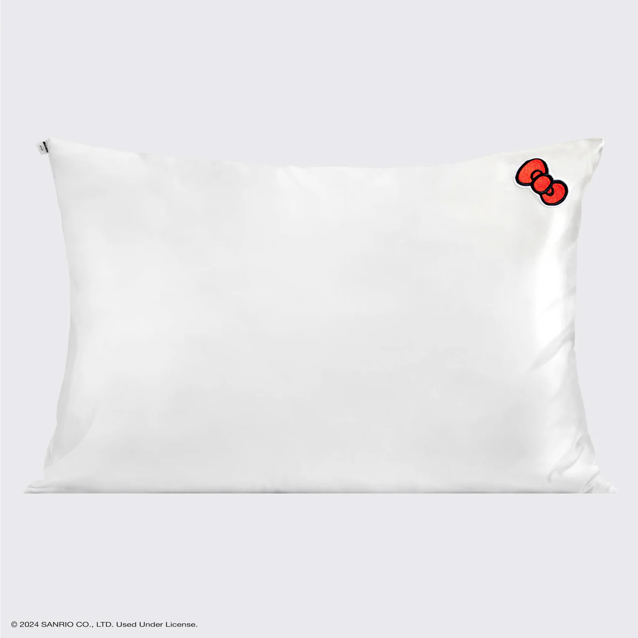 Kitsch x Hello Kitty Satin Pillowcase in Ivory Kitty Bow - Image 2