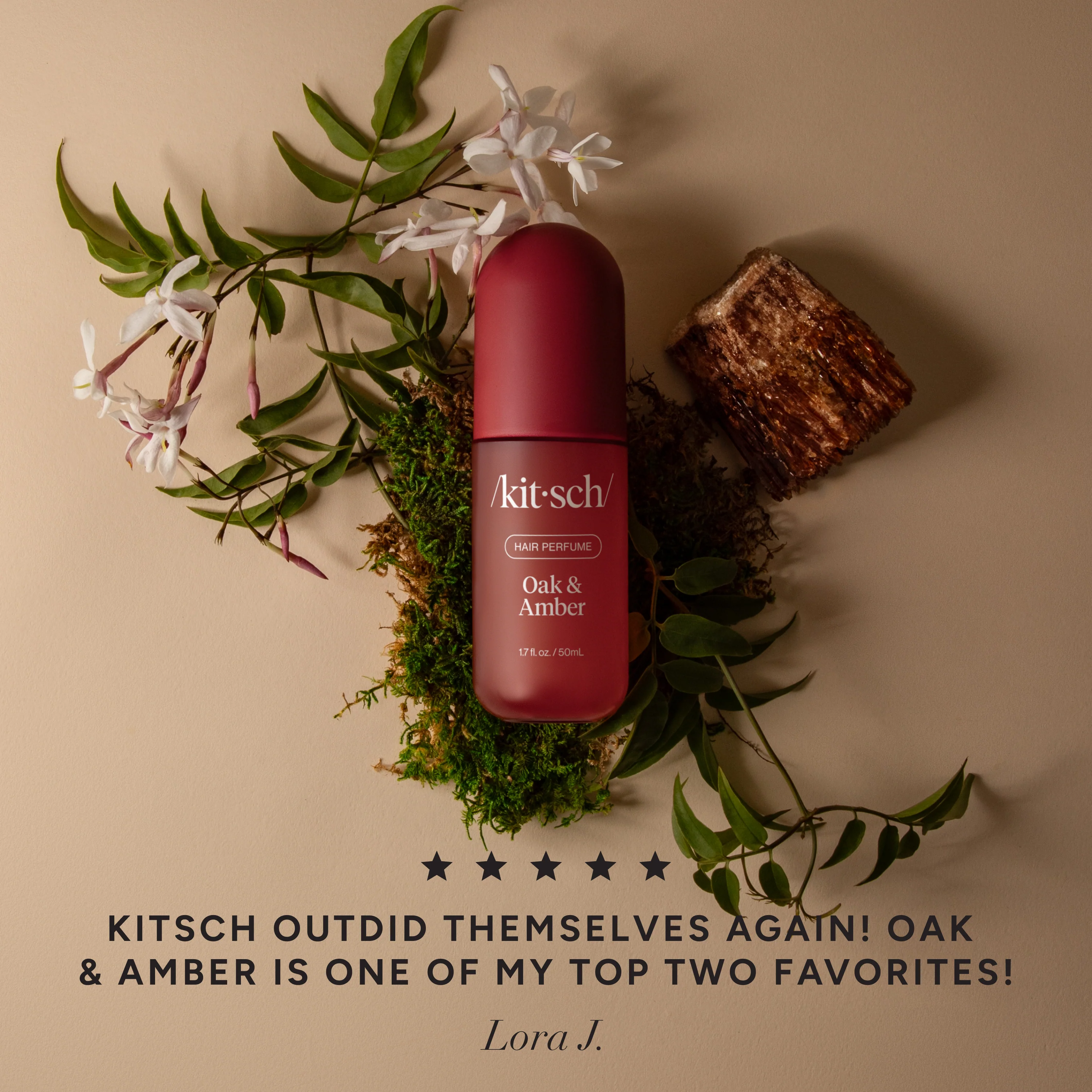 Oak & Amber Hair & Body Perfume Mist - Image 2