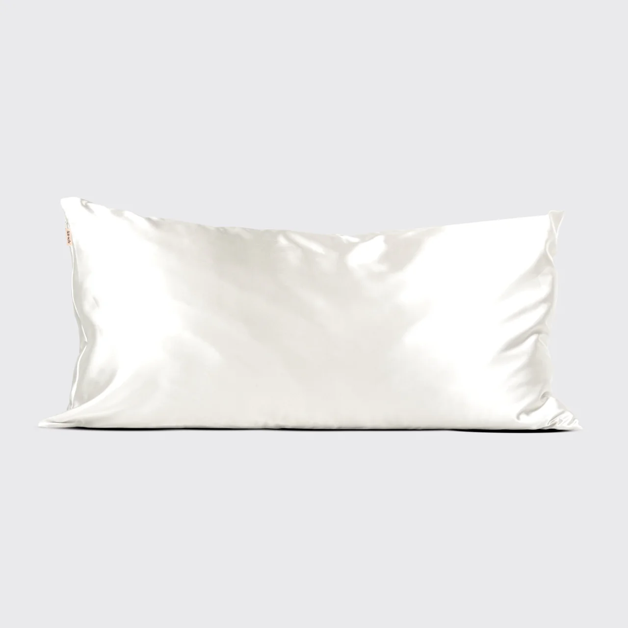 Satin Pillowcase in Ivory - King - Image 4