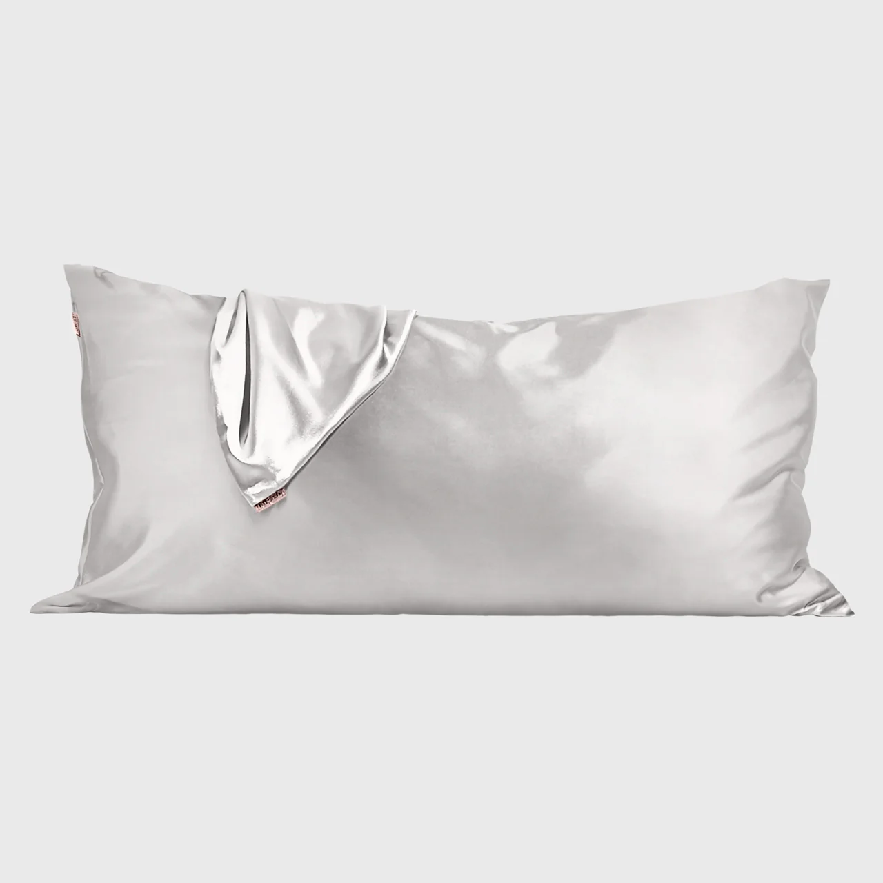Satin Pillowcase King - Silver - Image 2
