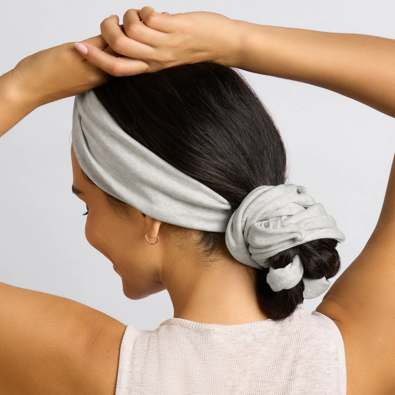 Heather Gray Set & Flow Active Curling Headband - Image 6