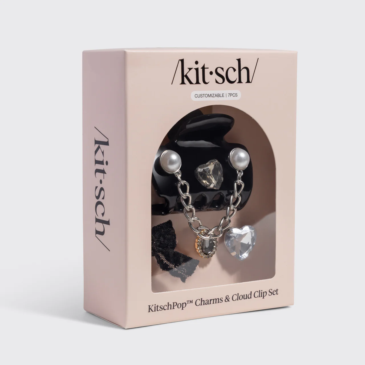 KitschPop™️ Cloud Clip & Charms in Vintage Black - Image 7