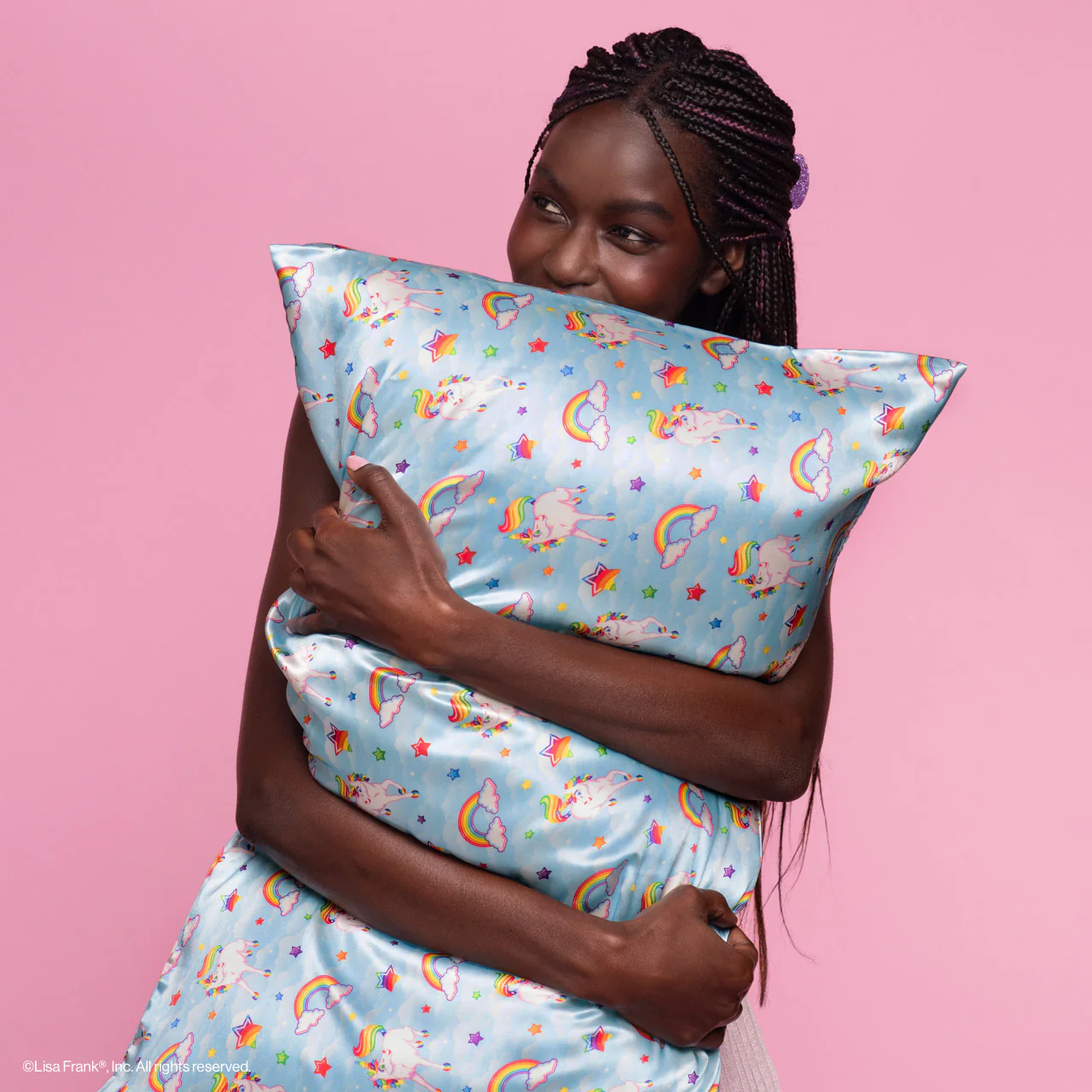 Lisa Frank x Kitsch Satin Pillowcase in Markie™ - King - Image 4