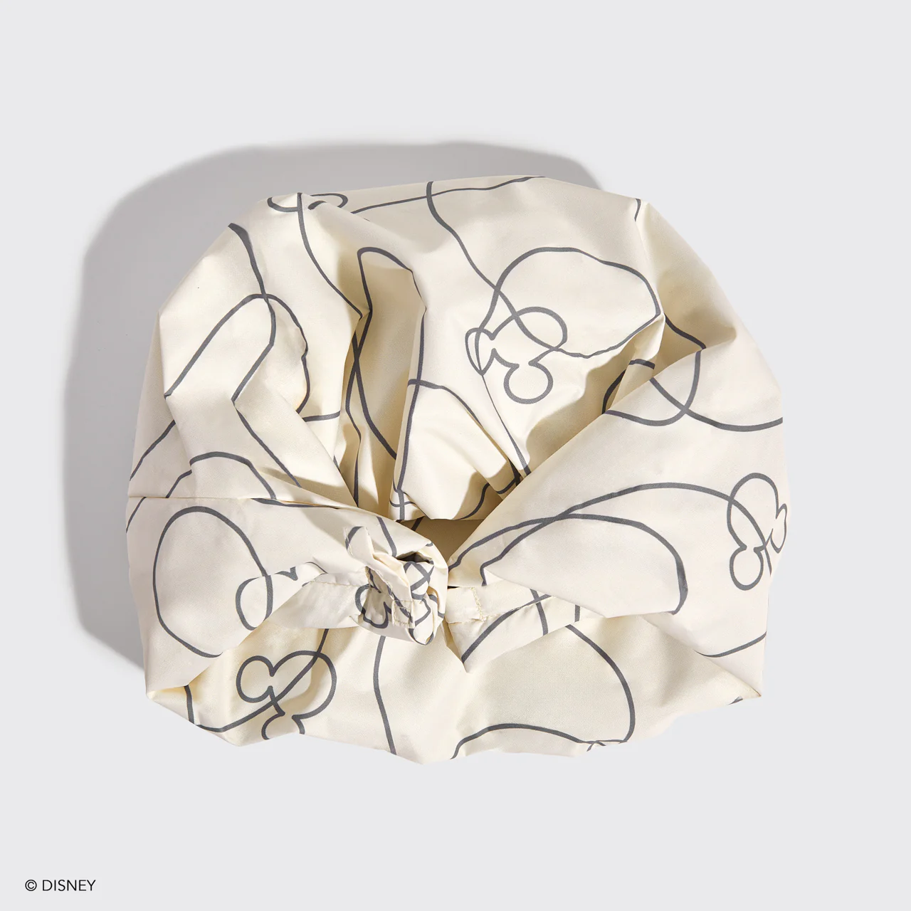 Kitsch x Mickey and Minnie Satin Flexi Shower Cap in Mickey Maze - Image 3