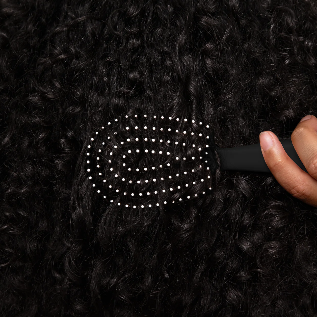 Black Detangling Flexi Brush - Mini - Image 4