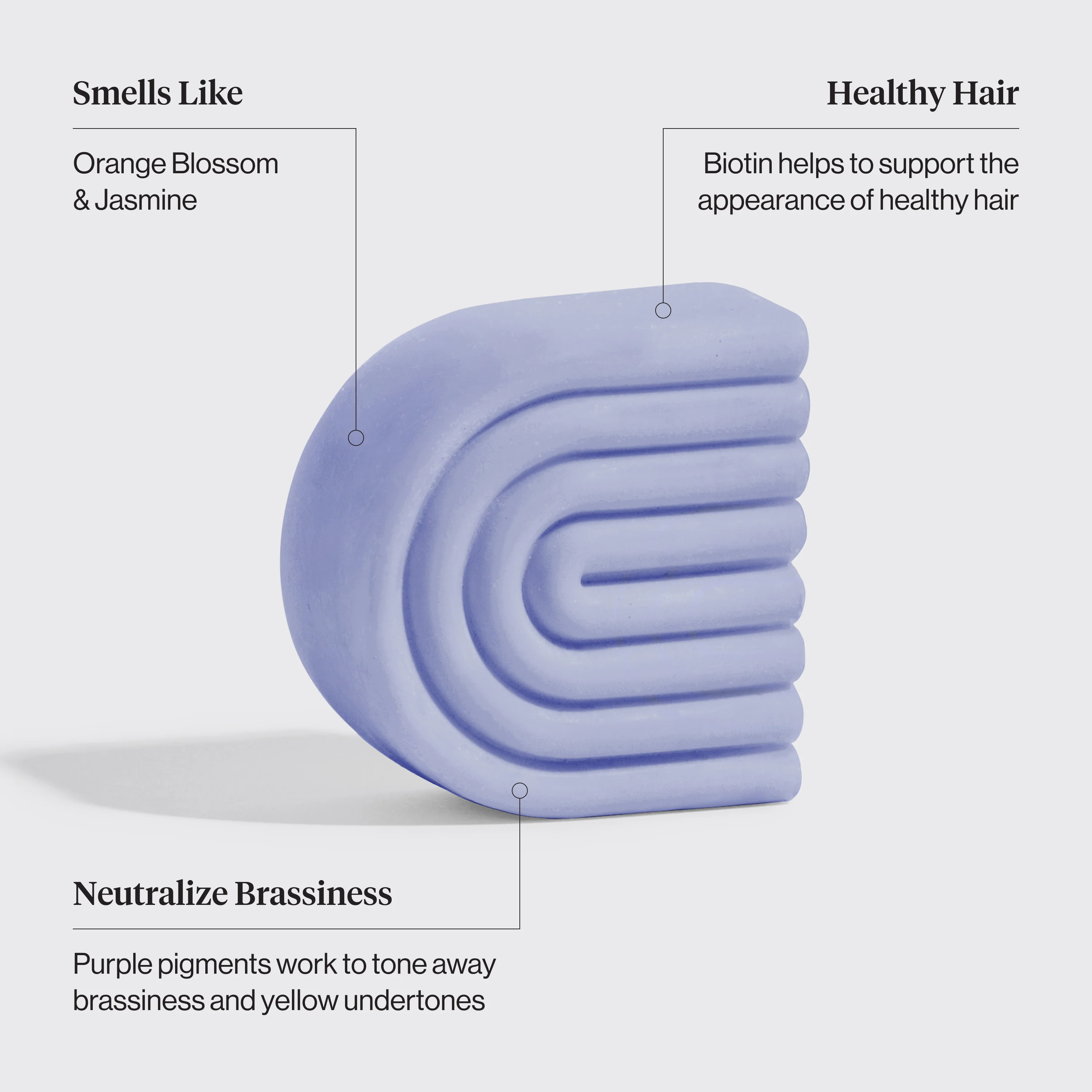 Purple Toning Shampoo & Conditioner Bar Combo for Color-Treated & Grey Hair - Image 5