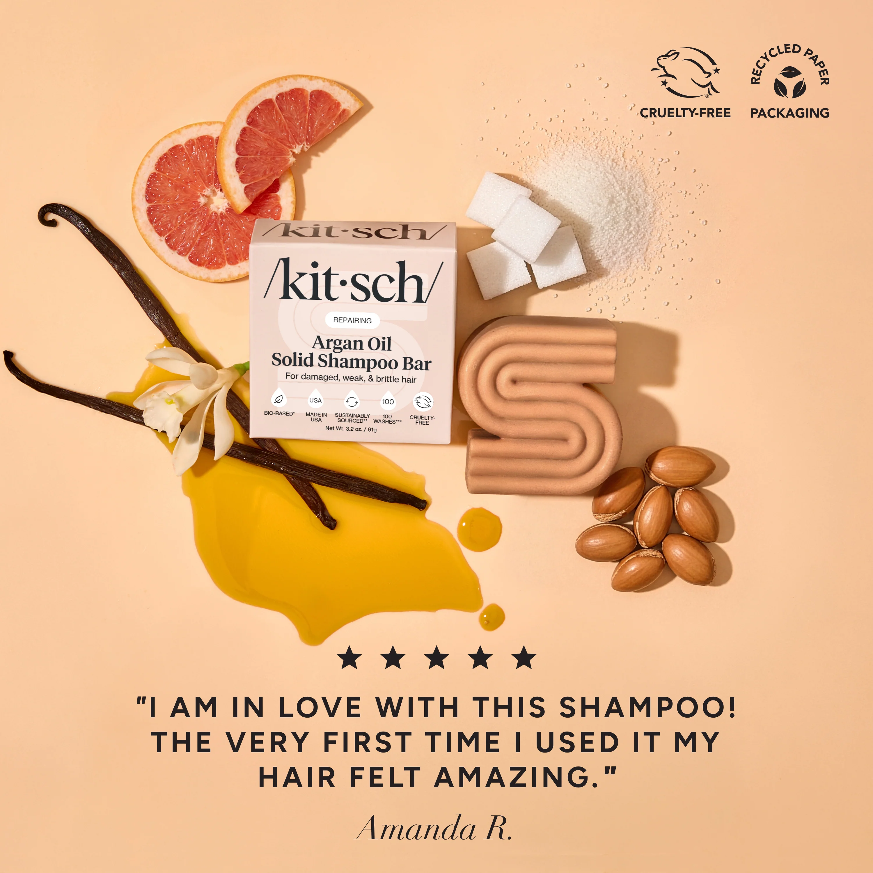 Repairing Argan Oil Shampoo Bar - Image 2