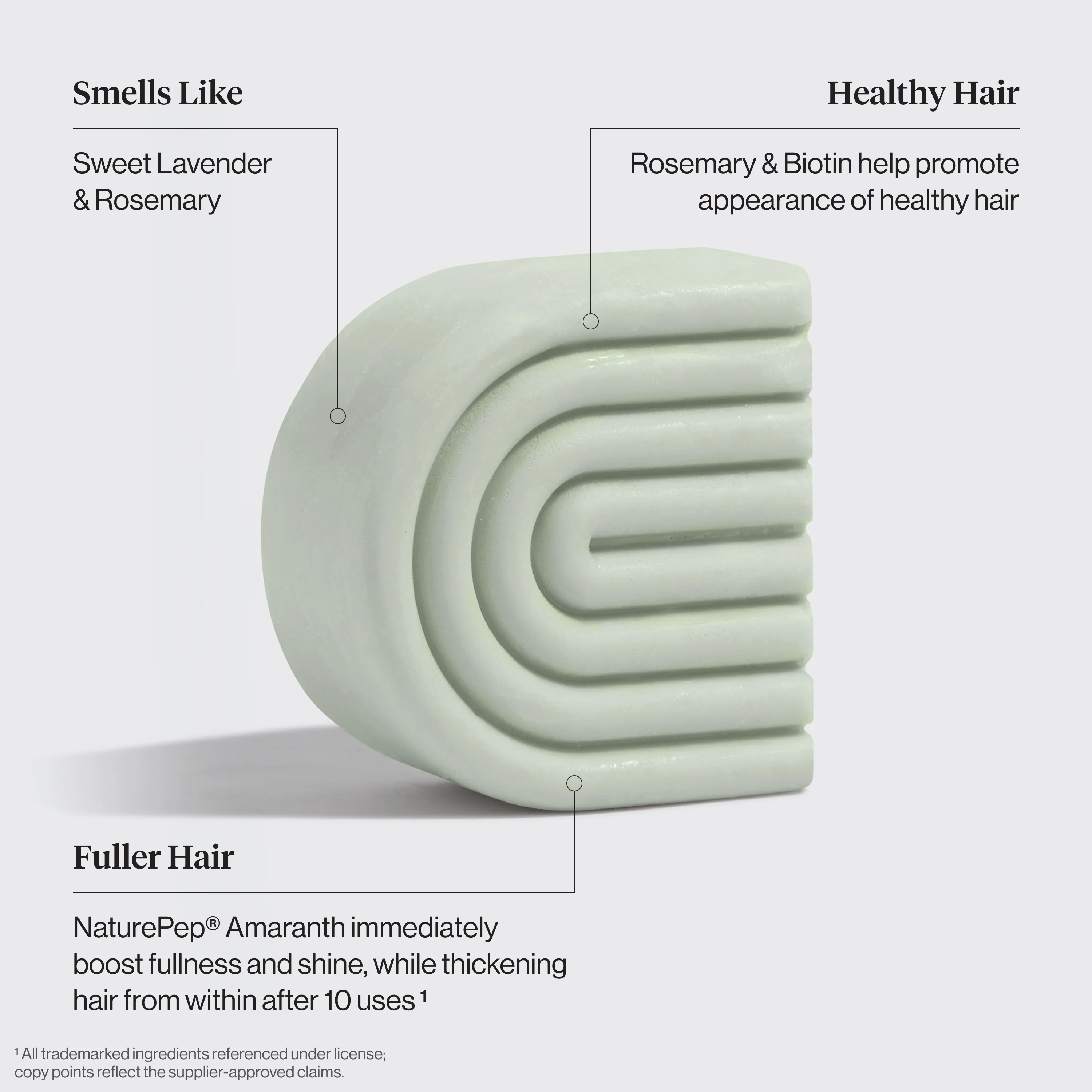 Rosemary & Biotin Volumizing Conditioner Bar - Image 3