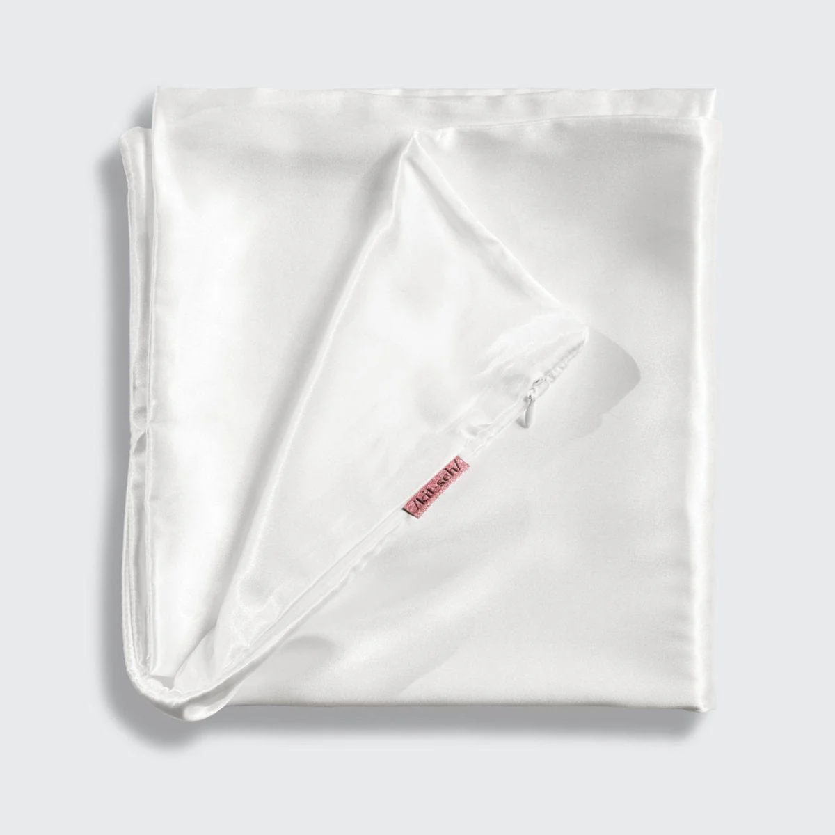 Satin Pillowcase in Ivory 2 Pack - King Bundle - Image 4