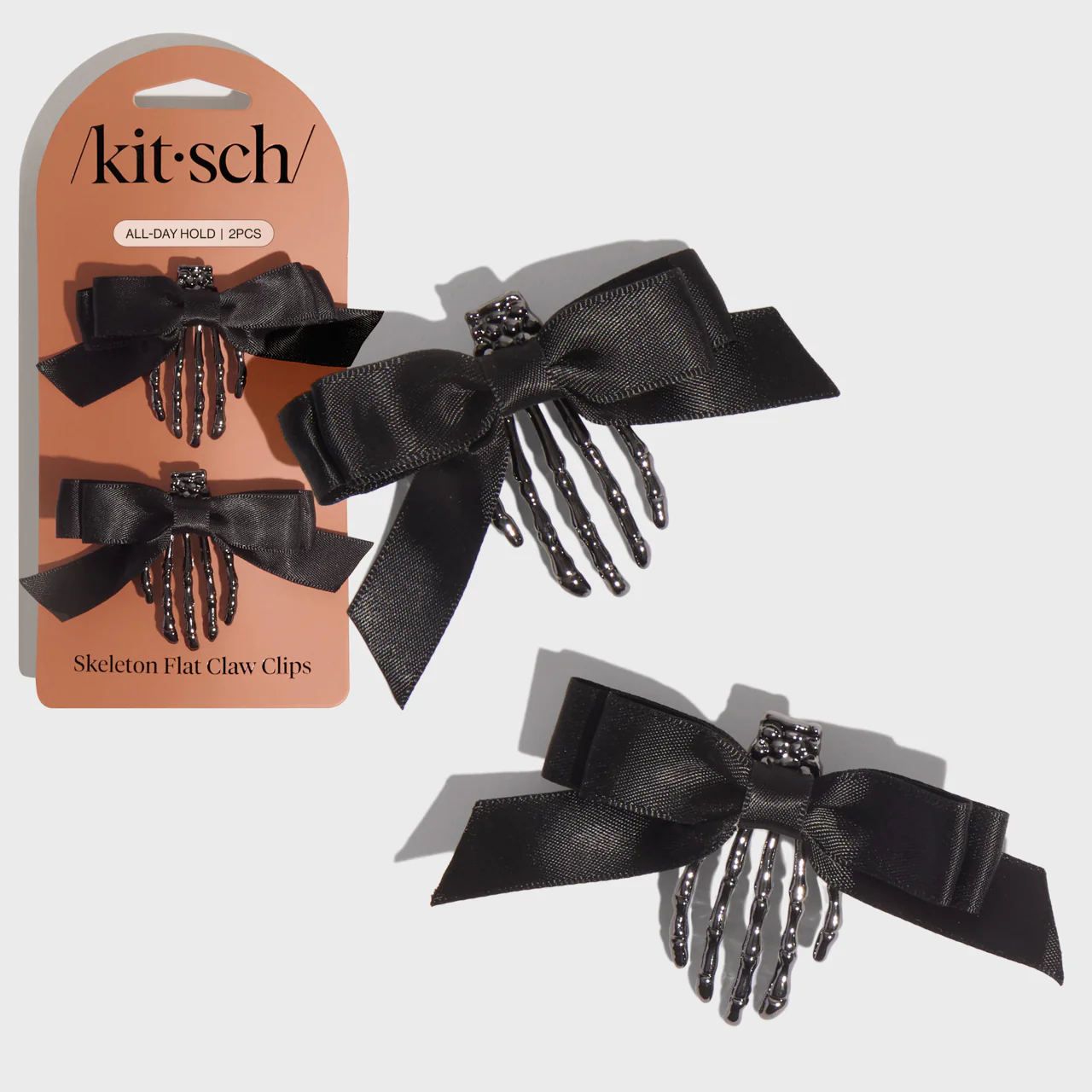 Skeleton Flat Claw Clips