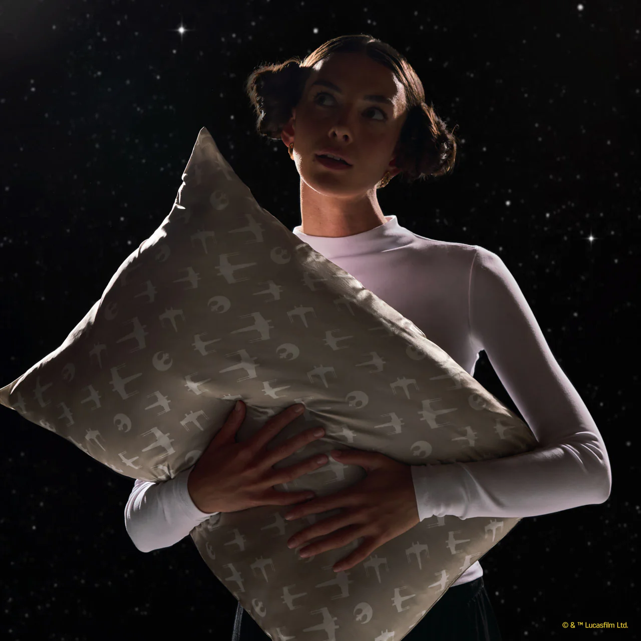 Star Wars™ & Kitsch Satin Pillowcase in Rebel Alliance - Image 3