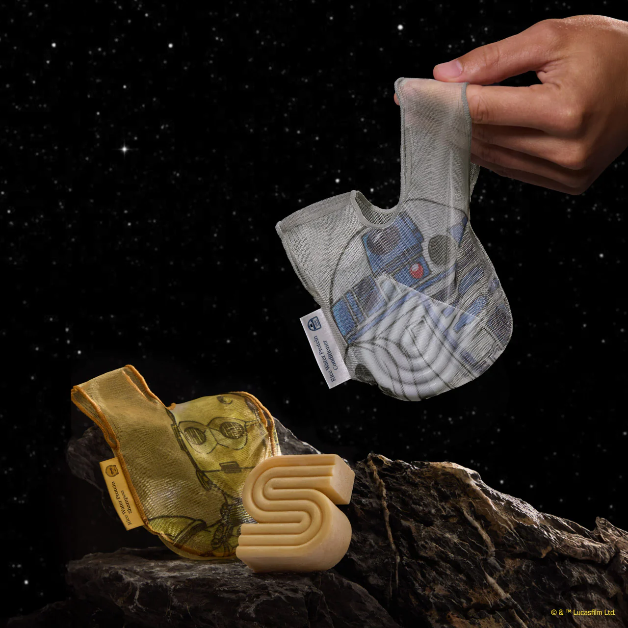 Star Wars™ & Kitsch Conditioner Bar Saver Bag - R2-D2 - Image 4