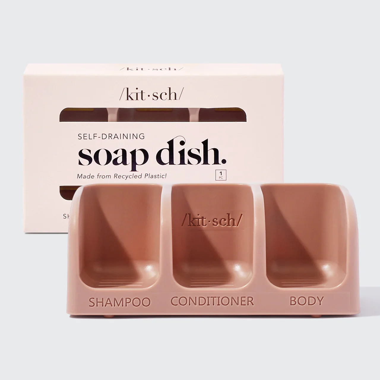 Strengthening Rice Water Terracotta Self Draining Soap Dish Bundle - Image 4