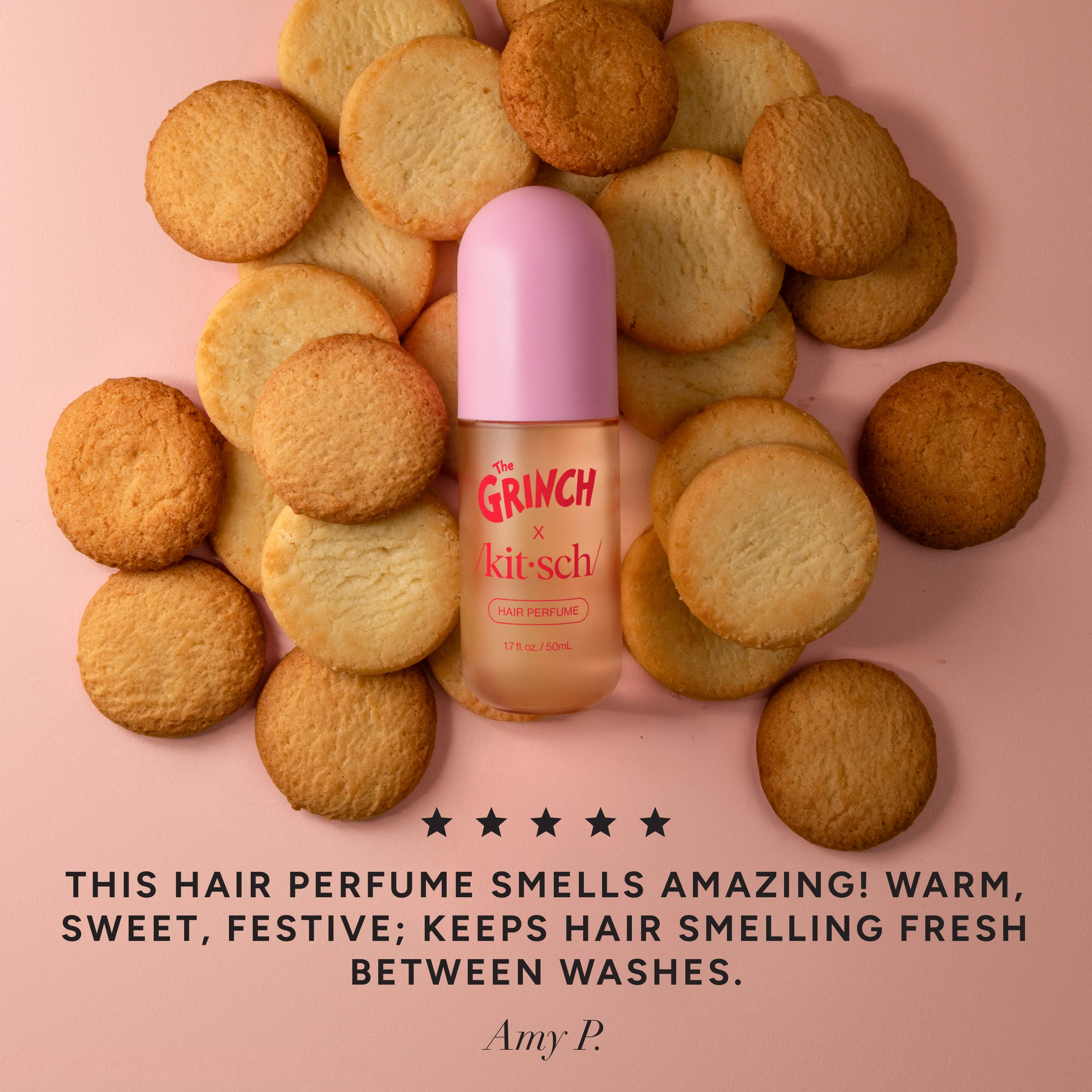 The Grinch x Kitsch Whoville Cookies Hair & Body Perfume Mist - Image 2