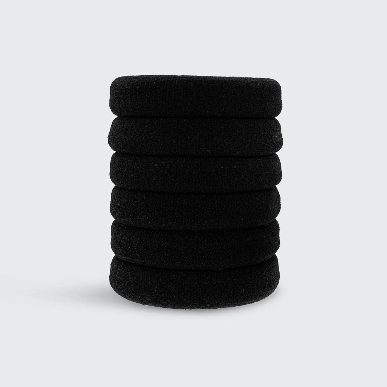 Black Thick Elastics 6pc Set - Image 2