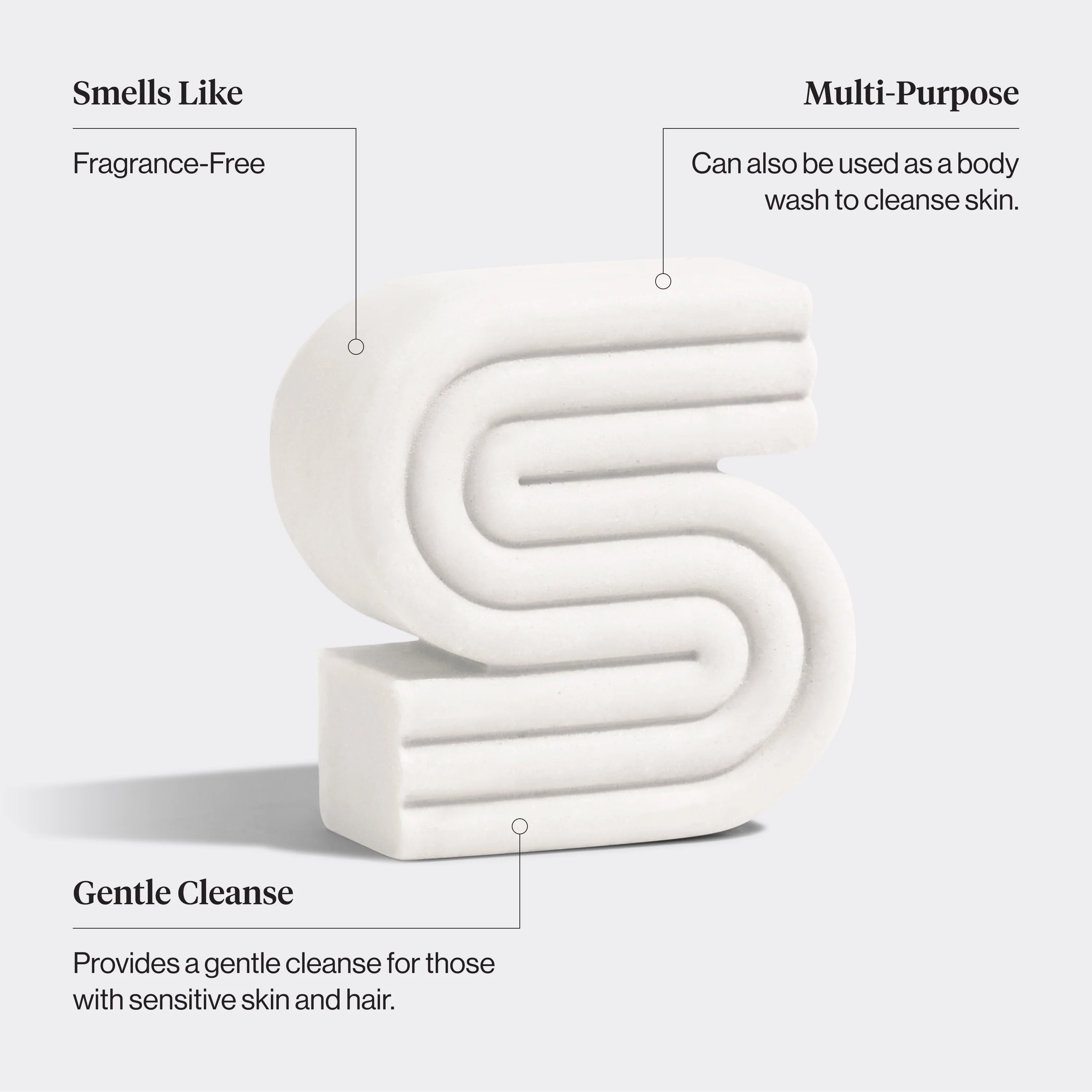 Ultra Sensitive Shampoo & Conditioner Bar Combo - Image 3