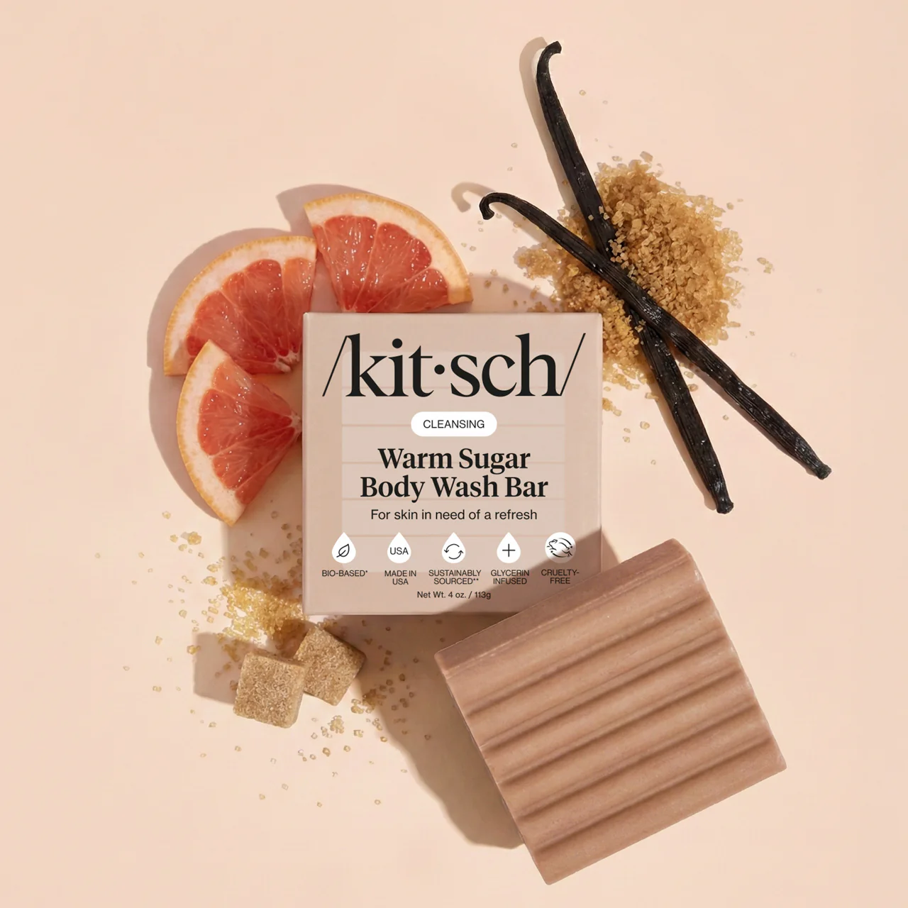 Cleansing Warm Sugar Body Wash Bar - Image 2